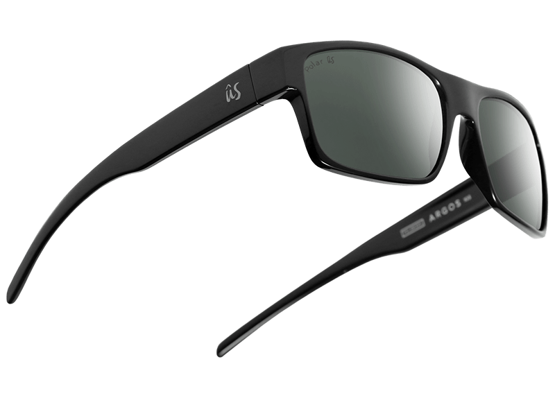 The Argos - Sunglasses in Gloss Black Vintage Grey #gloss-black-vintage-grey