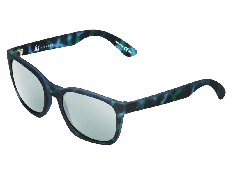 The Barys - Sunglasses in Blue Tortoise Shell Grey Silver #blue-tortoise-shell-grey-silver