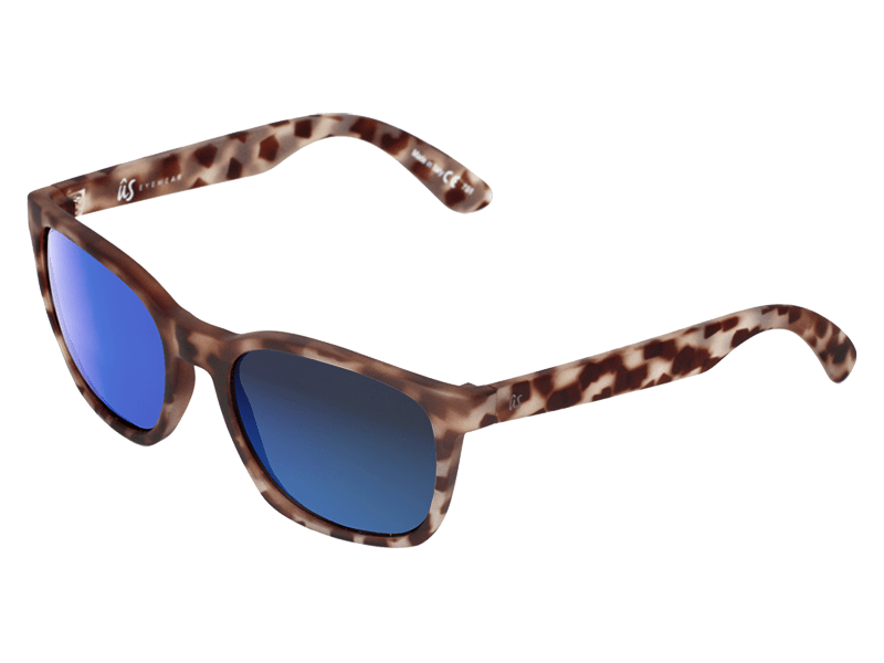 The Barys - Sunglasses in Matte Tortoise Shell Grey Blue #matte-tortoise-shell-grey-blue