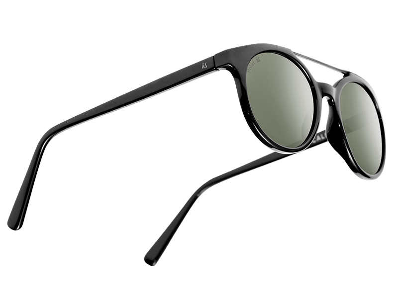 The Calix - Sunglasses in Gloss Black Vintage Grey #gloss-black-vintage-grey