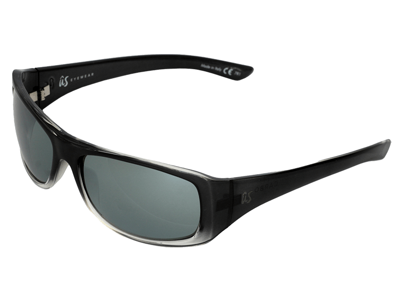 The Carbo - Sunglasses in Gloss Black Fade Silver #gloss-black-fade-silver