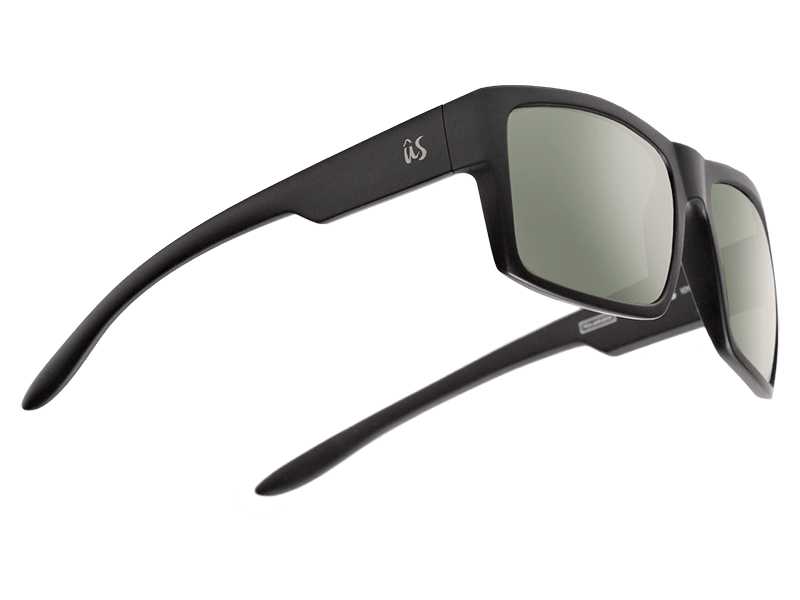 The Helios - Sunglasses in Matte Black Vintage Grey #matte-black-vintage-grey