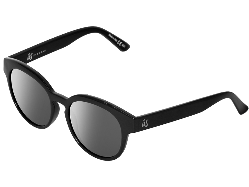 The Nathi - Sunglasses in Gloss Black Vintage Grey #gloss-black-vintage-grey