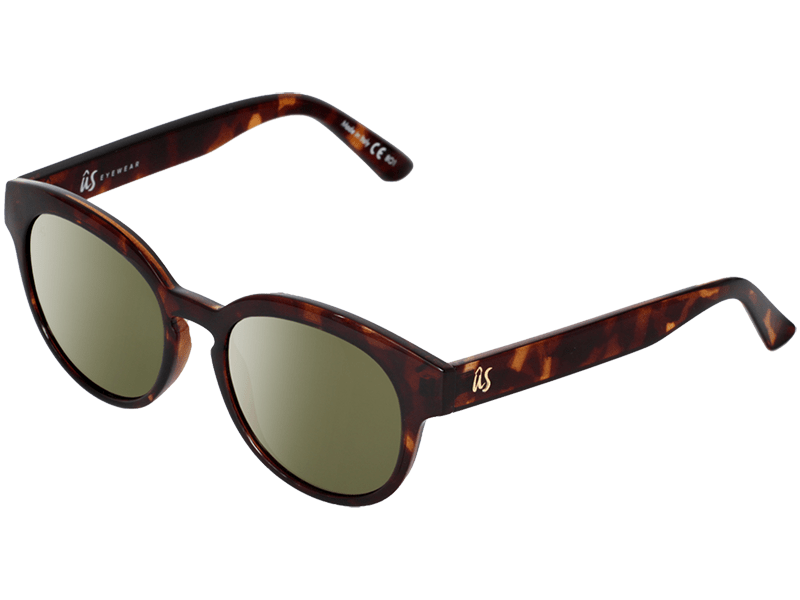 The Nathi - Sunglasses in Gloss Tortoise Shell Grey Gold Chrome #gloss-tortoise-shell-grey-gold-chrome