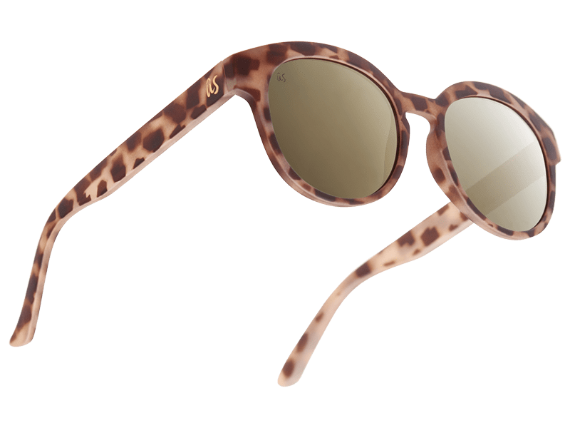 The Nathi - Sunglasses in Matte Tortoise Shell Gold Chrome #matte-tortoise-shell-gold-chrome