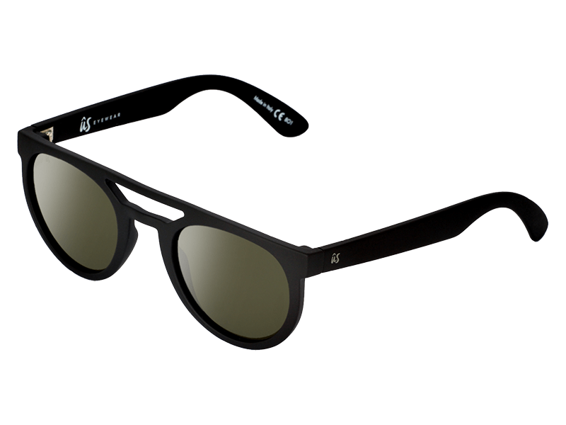 The Neos - Sunglasses in Matte Black Grey Polarised Lenses #matte-black-grey-polarised-lenses