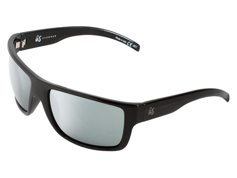 The Tatou - Sunglasses in Gloss Black Grey Silver Chrome #gloss-black-grey-silver-chrome