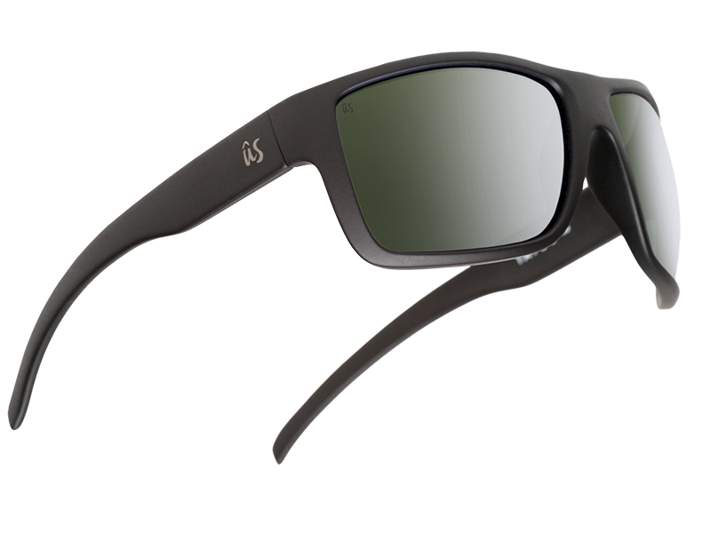 The Tatou - Sunglasses in Matte Black Polarised Grey #matte-black-polarised-grey